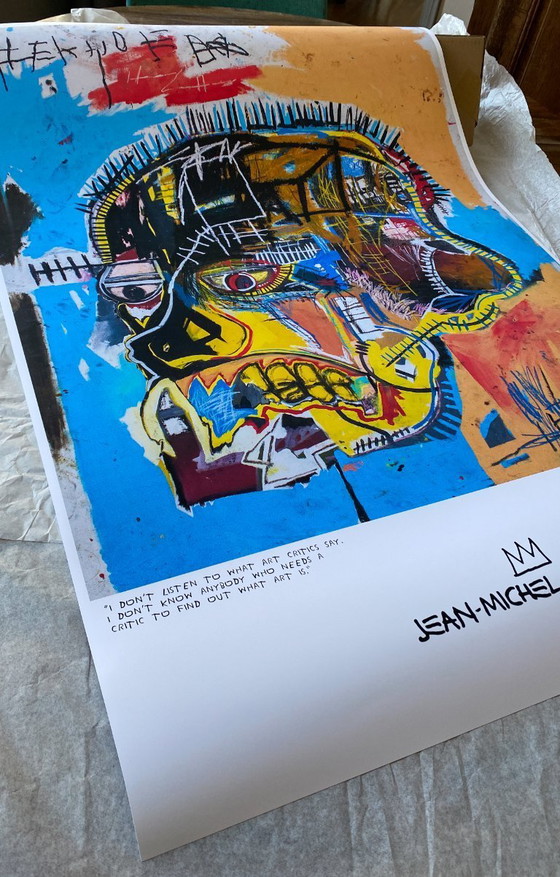 Image 1 of Teschio - Jean-Michel Basquiat - 1981 - Poster 70 x 100 cm