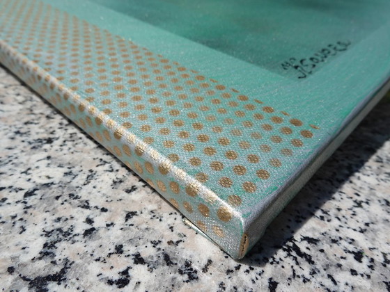 Image 1 of Japanese wisteria J359 - triptych - ready to hang