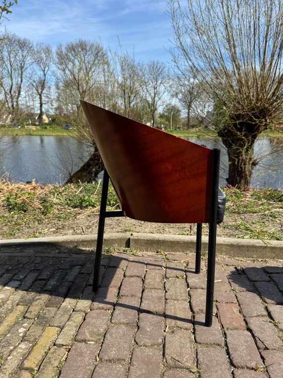 Image 1 of Chaise Philippe Starck Costes – Driade – modèle original à 3 pieds en acajou