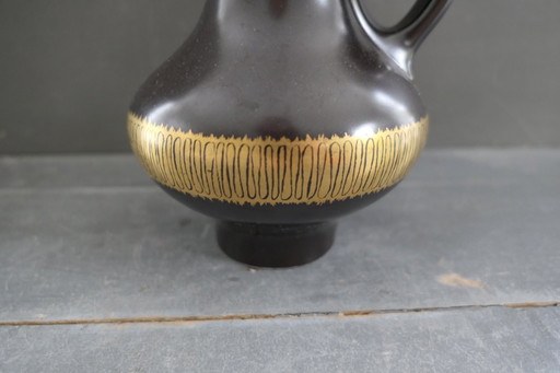 Vintage Keralux Boch Frères Belgio vaas Ernest D'Hossche