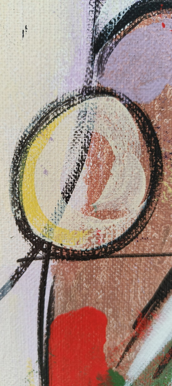 Image 1 of Ludo Huys, artista belga in stile Picasso.
