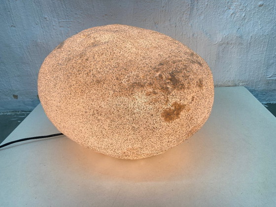 Image 1 of Grote Moon Rock kiezellamp van Zicoli Limbach in de stijl van André Cazenave