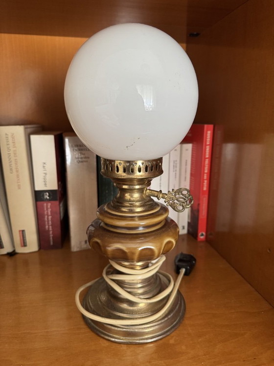 Lampe Vintage Style Quinquet – Metal (photo 2 of 5)