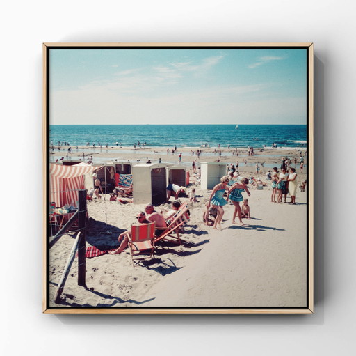 Bathers Wijk aan Zee, 1960 | Mid - Century Beach Photography