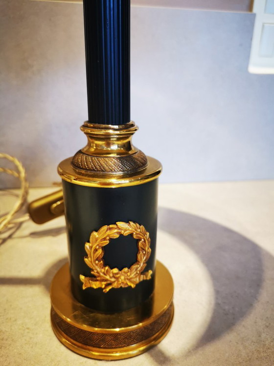Image 1 of Lampada "Napoleone" su base in bronzo