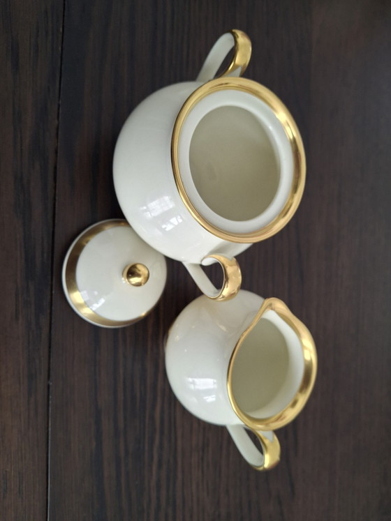 Image 1 of 6-piece mocha dinnerware set