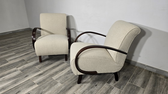 Image 1 of Ensemble de chaises longues par Jindrich Halabala