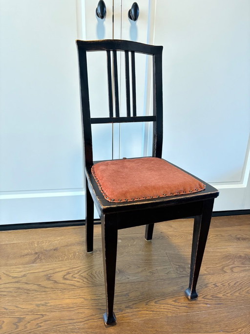 Silla de piano de los años 30 y 40.