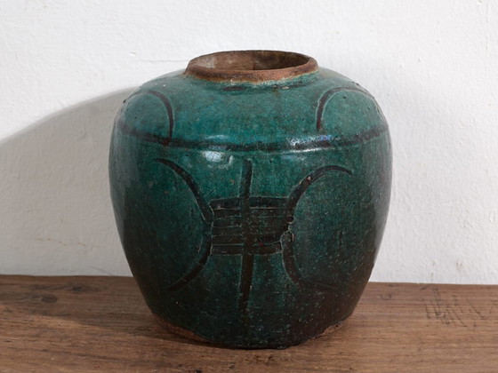 Antieke Aziatische vaas (ca. 1820) #43 – Vazen, Ceramic (photo 35 of 40)