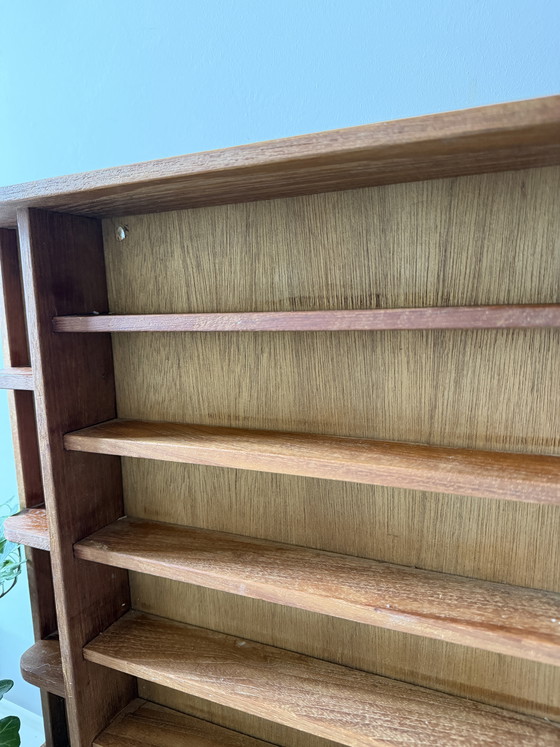 Image 1 of Houten vintage letterbak/wandrek