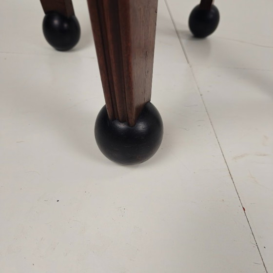 Image 1 of Art Deco oak coffee table – Amsterdam School, Netherlands, 1930s