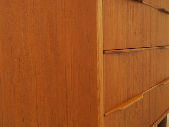 Image 1 of Teak chest of drawers, Danish design, 1970s, made in Denmark
