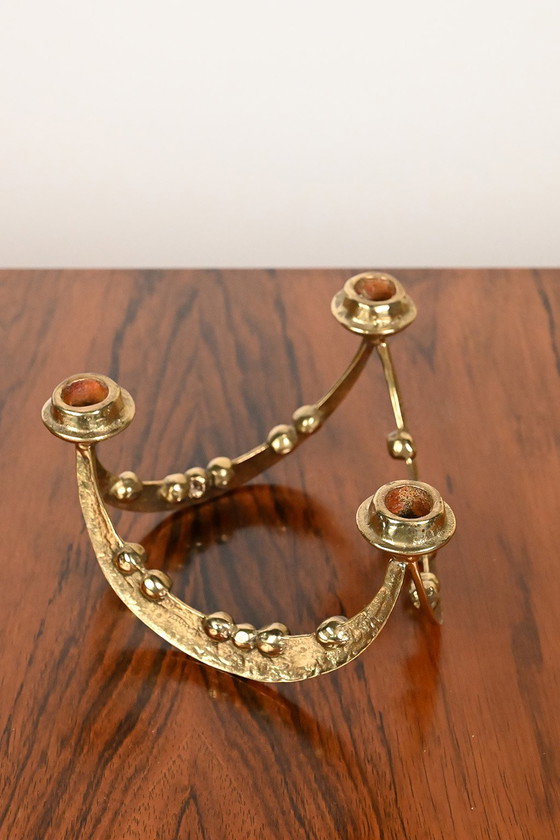 Image 1 of Chandelier en laiton de Tanini