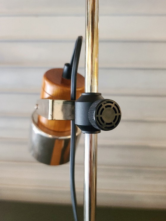 Image 1 of Vintage Italiaanse pin jaren 70 lamp + Kiplé wekker