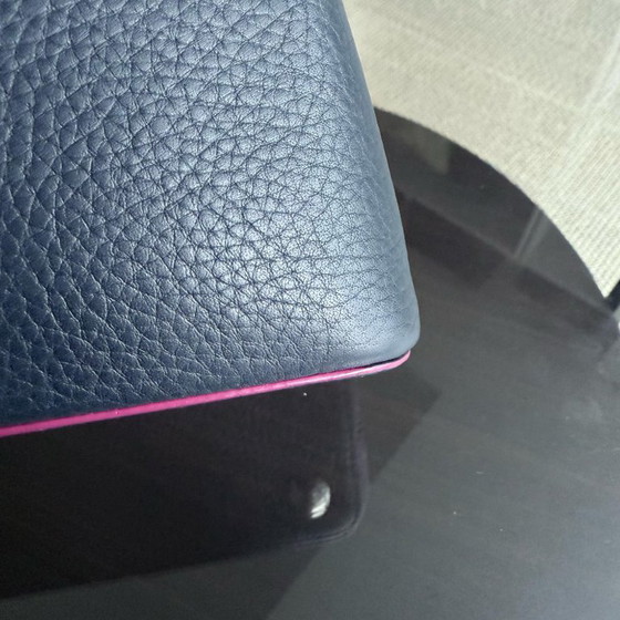 Image 1 of LOUIS VUITTON CAPUCINES BB - TAURILLON KALFSLEER MET NERF, MARINE ROGUE, MARINEBLAUW