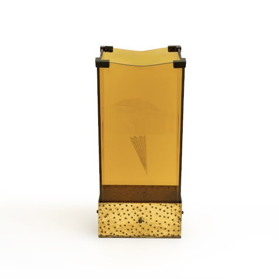 Image 1 of Paragüero de cristal moderno de mediados de siglo atribuido a Pierluigi Colli por Cristal Art