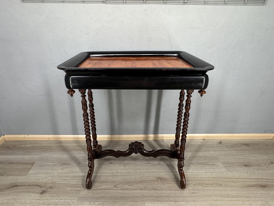 Image 1 of Mesa de té o bandeja antigua (ca. 1850-1900)