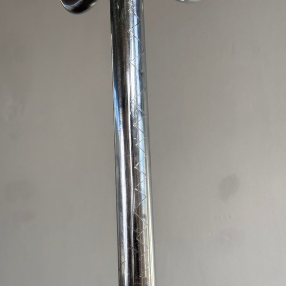 Image 1 of Bauhaus Style Chrome Coat Rack by Hynek Gottwald, 1940s