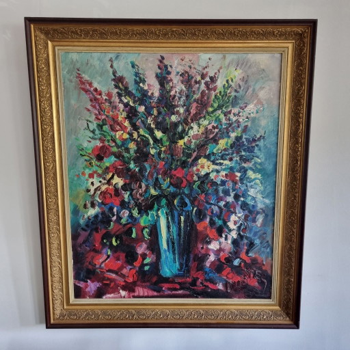 Jan Makkes - Natura morta floreale colorata