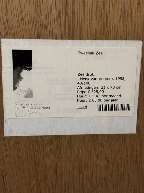 Image 1 of Siebdruck Henk van Vessem