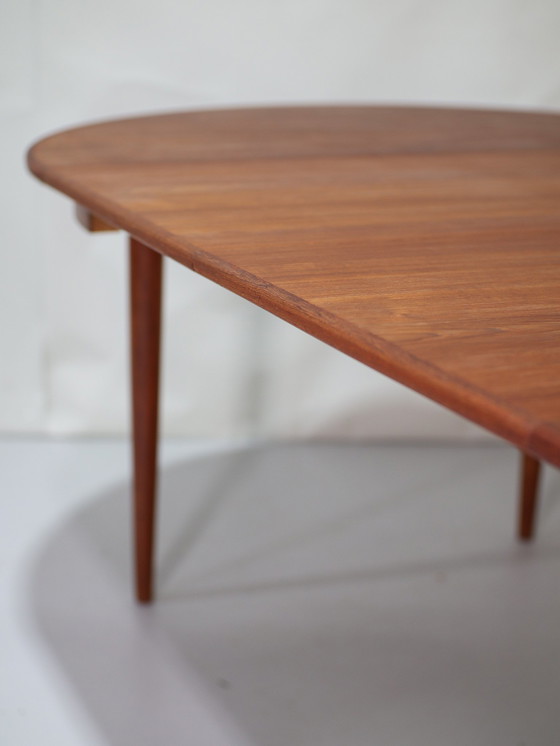 Image 1 of Extendable Dining Table Skovmand & Andersen Danish Teak Vintage