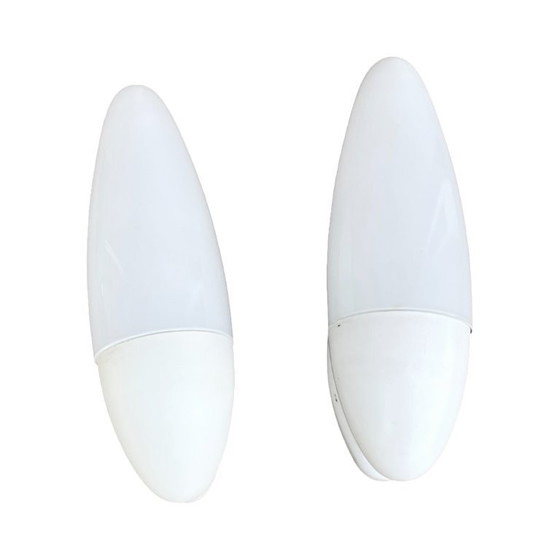 Image 1 of Coppia di lampade da parete, Elektrosvit Nové Zámky, Cecoslovacchia, anni 1950.