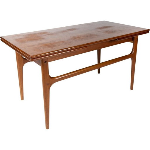 Vintage Couchtisch aus Teakholz mit Erweiterungen, Dänemark 1960