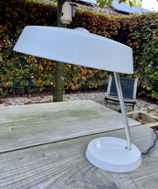 Lampada da scrivania VEB Narva, stile Bauhaus, design Louis Kallf