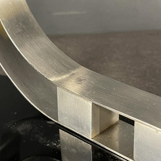 Art Deco Metall Bildhauerei eines Vogels, 1930er Jahre – Aluminium, polished steel (photo 5 of 15)