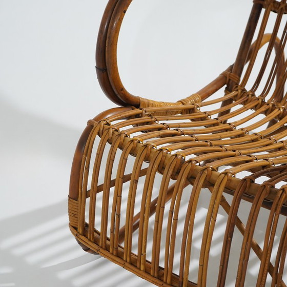 Rattan Sessel, 1950er Jahre (photo 11 of 12)