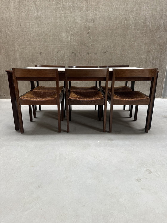 Image 1 of Vintage Wengé eethoek van Pastoe (uitschuifbaar)