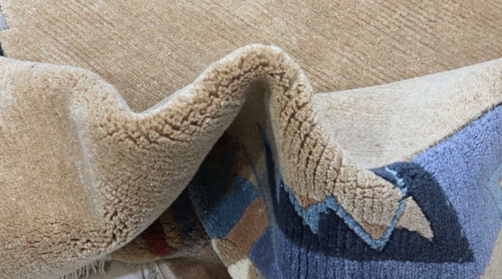 Image 1 of Modern designer Nepal rug 202 x 141 cm