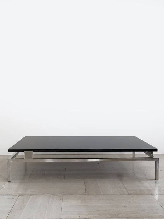 Large Coffee Table by Fontana Arte, Italy, 1970s, Glass, Black (photo 2 of 14)