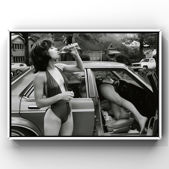 Image 1 of 1x Jane Birkin – Zomerscènefotografie uit het midden van de vorige eeuw uit de jaren 70