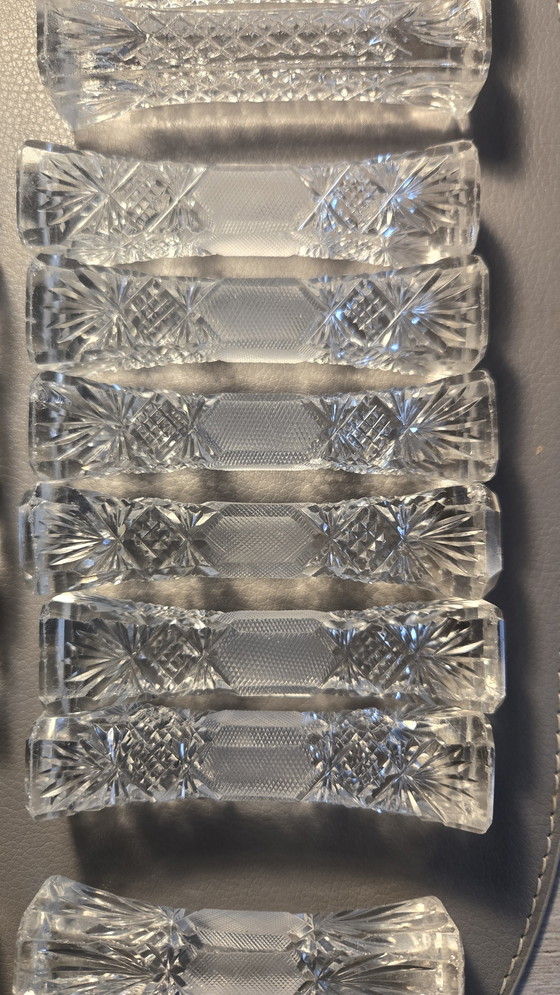 Image 1 of Sets de table vintage en cristal et verre