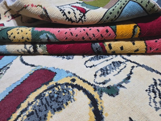 Alfombra "Dos mujeres reclinadas" de Le Corbusier – Lana, seda y algodón anudadas a mano, 250 x 190 cm. (photo 8 of 10)
