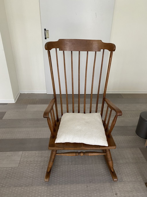 Wooden rocking chair