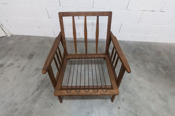 Image 1 of Scottish teak Scandinavian armchair, demountable