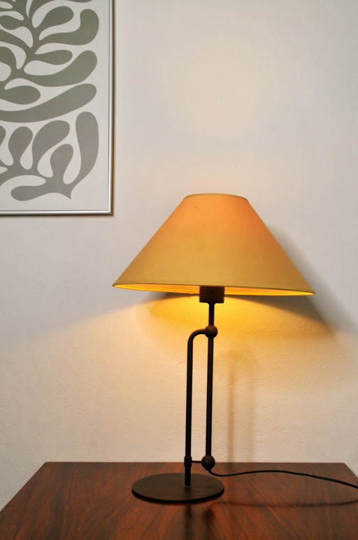 Modern japandi brown table lamp