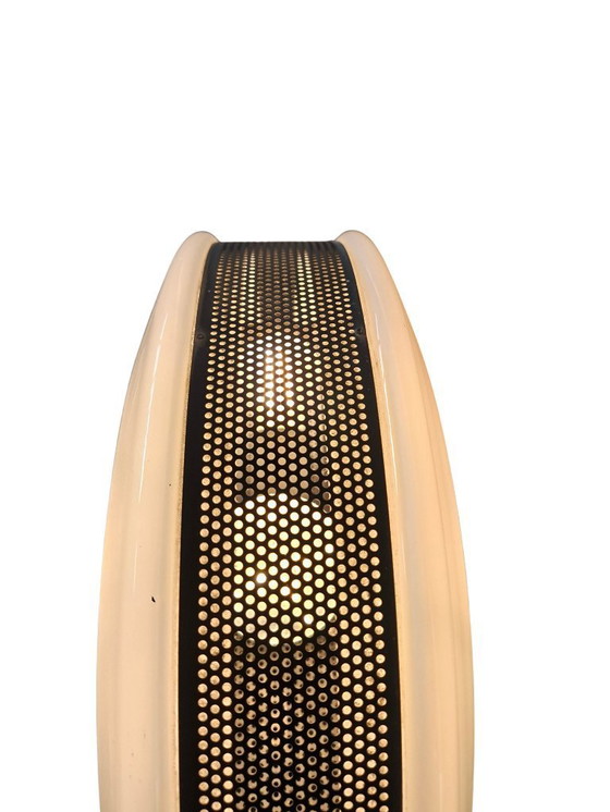 Image 1 of Stehlampe aus Eisen und Muranoglas im Industriedesign der 1970er Jahre