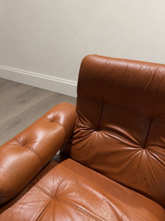 Mid Century Twee zitter bank Coja – 2 zitsbanken, Hout, Leer (photo 3 of 6)