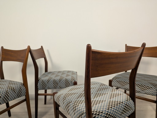 4 midcentury Cees Braakman SA10 stoelen voor Pastoe