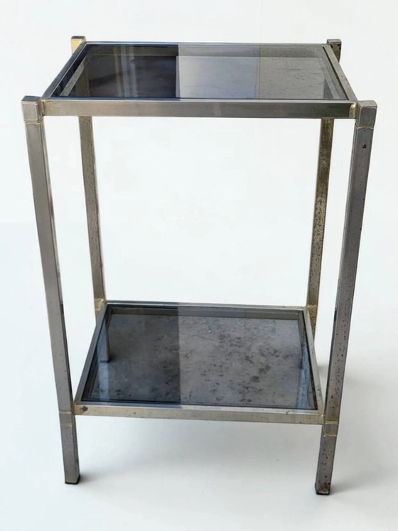Beistelltisch / Couchtisch 1970er Jahre – Beistelltische, Chrome (photo 4 of 8)