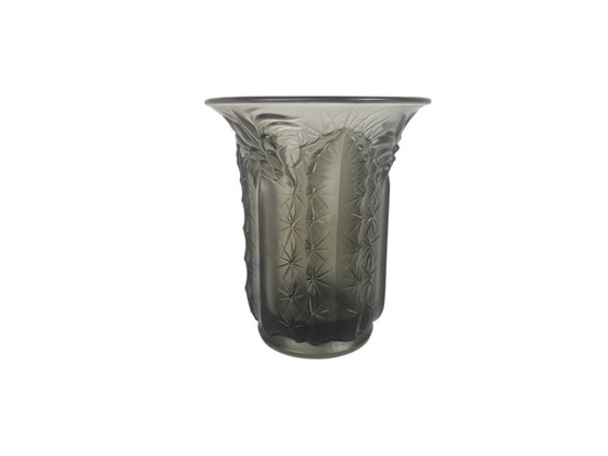 Image 1 of Art Deco - Scailmont - Henri Heemskerk - pressed glass - Belgium - 1930s