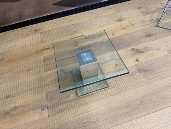 Mesa auxiliar de cristal Beek Abel 40x40xH31 – Mesas auxiliares, Glass (photo 3 of 5)