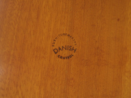 Image 1 of Table ronde en teck, Design danois, années 1960, Fabricant : Gudme Møbelfabrik, Designer : Ole Hald