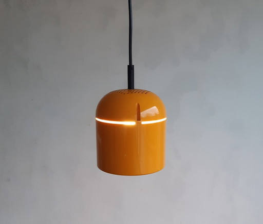 Staff Leuchten Lampada a sospensione vintage Space Age giallo ocra