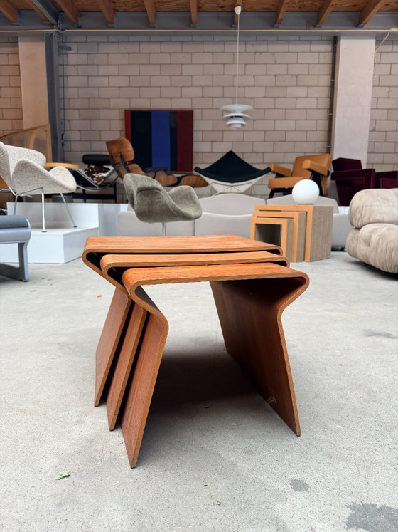 Vintage nesting tables by Grete Jalk – Bijzettafels, Wood (photo 5 of 10)