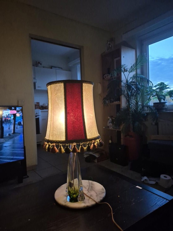 Lampe de table Val Saint Lambert – Cristal, Marbre (photo 3 of 8)
