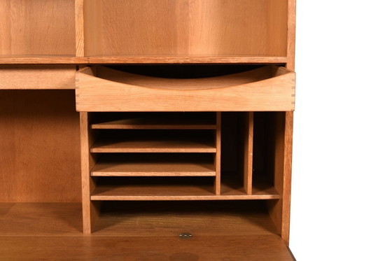 Image 1 of Meuble Hans J. Wegner avec bureau intégré, années 1960